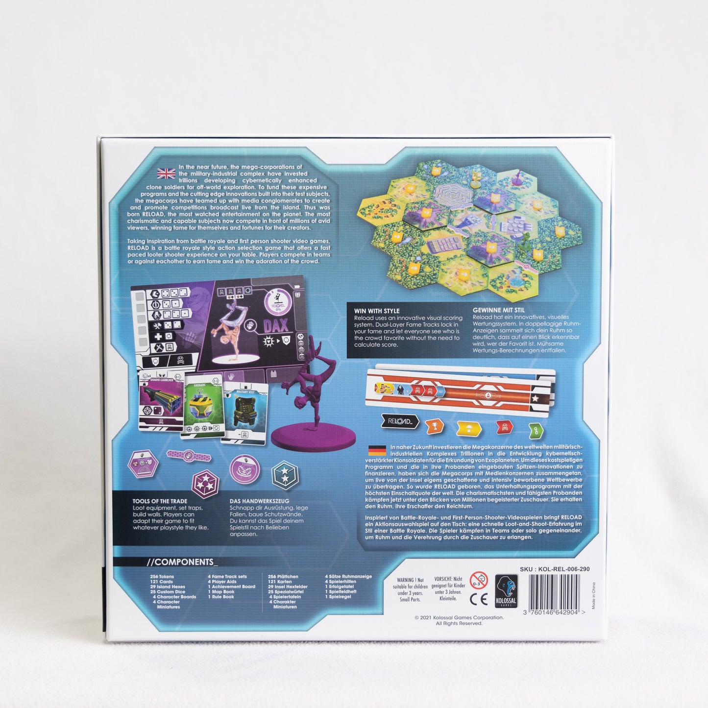 Reload: Fight  for Fame - Used (like new) + 3 expansions