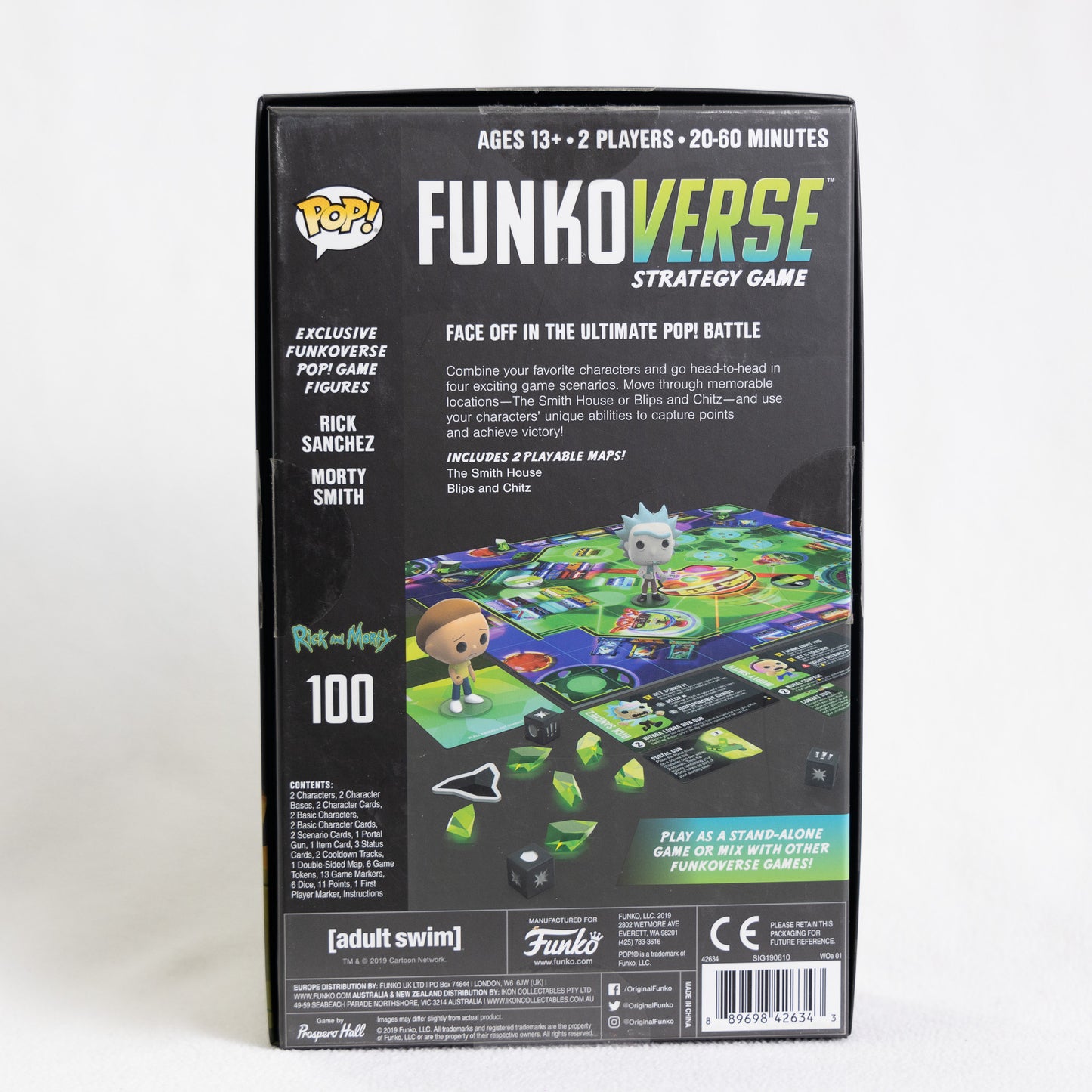 Funkoverse Strategy Game: Rick and Morty 100 - Used (Like New)