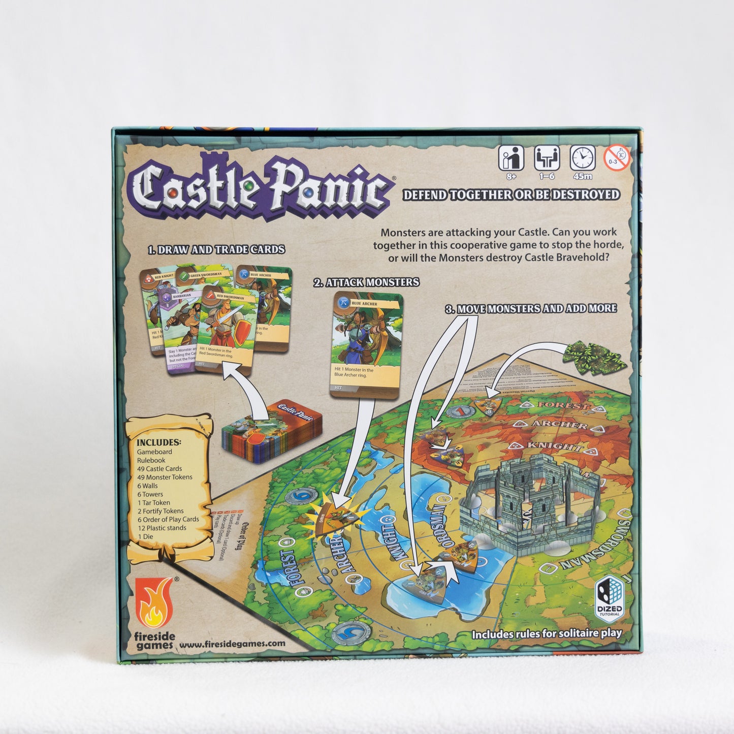 Castle Panic + 4 expansions - Used (like new)