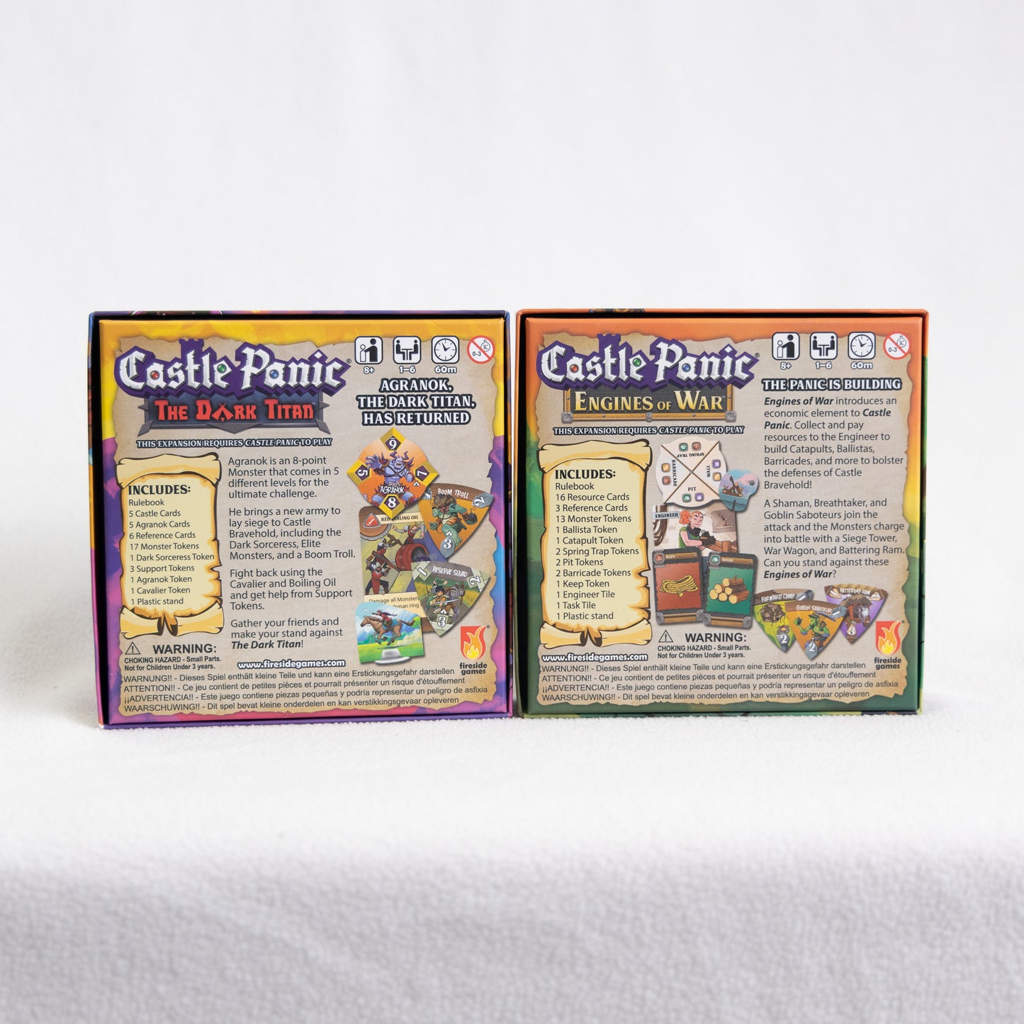 Castle Panic + 4 expansions - Used (like new)