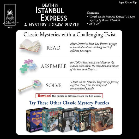Death on the Istanbul Express Mystery Jigsaw Puzzle