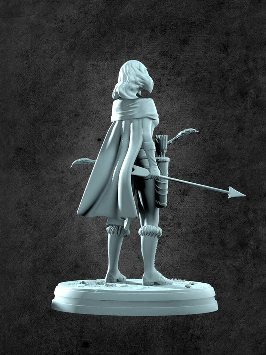 Anabella The Ranger Miniature for Tabletop RPGs