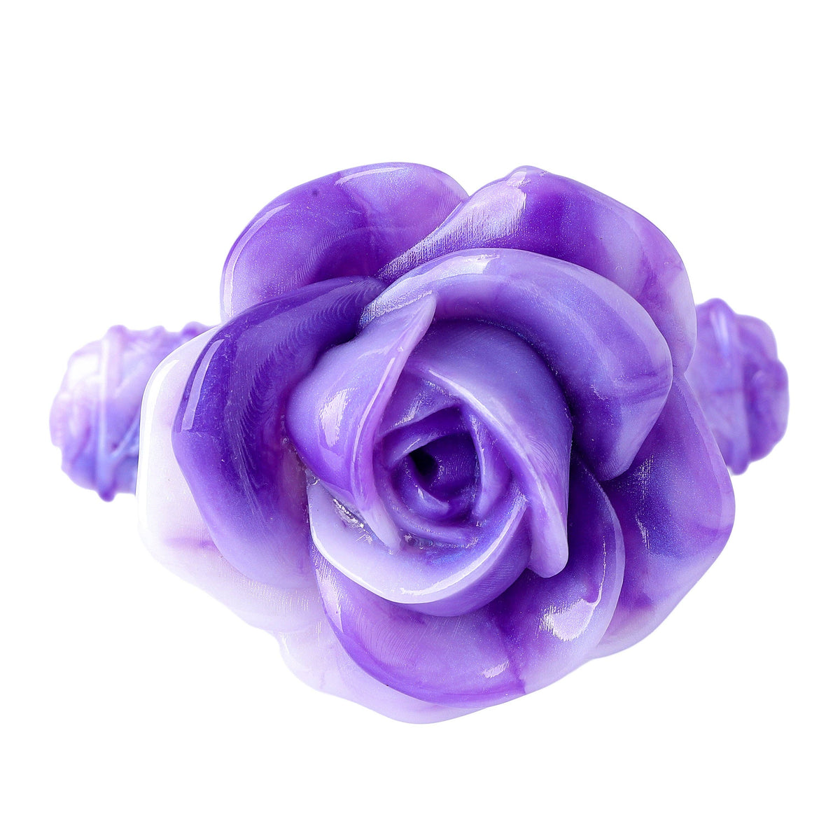 Rose Dagger Resin Dice Case - Purple
