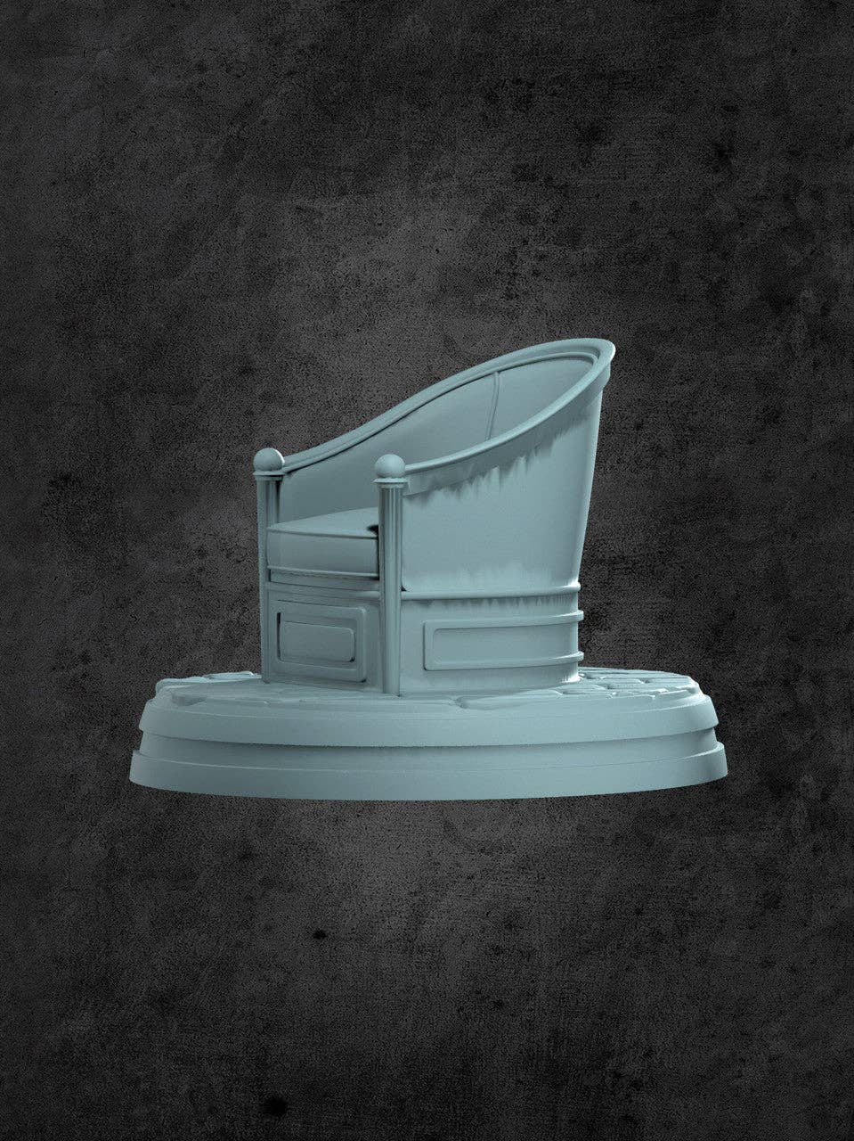 Mimic Chaise (Hidden) Miniature For Tabletop RPGs