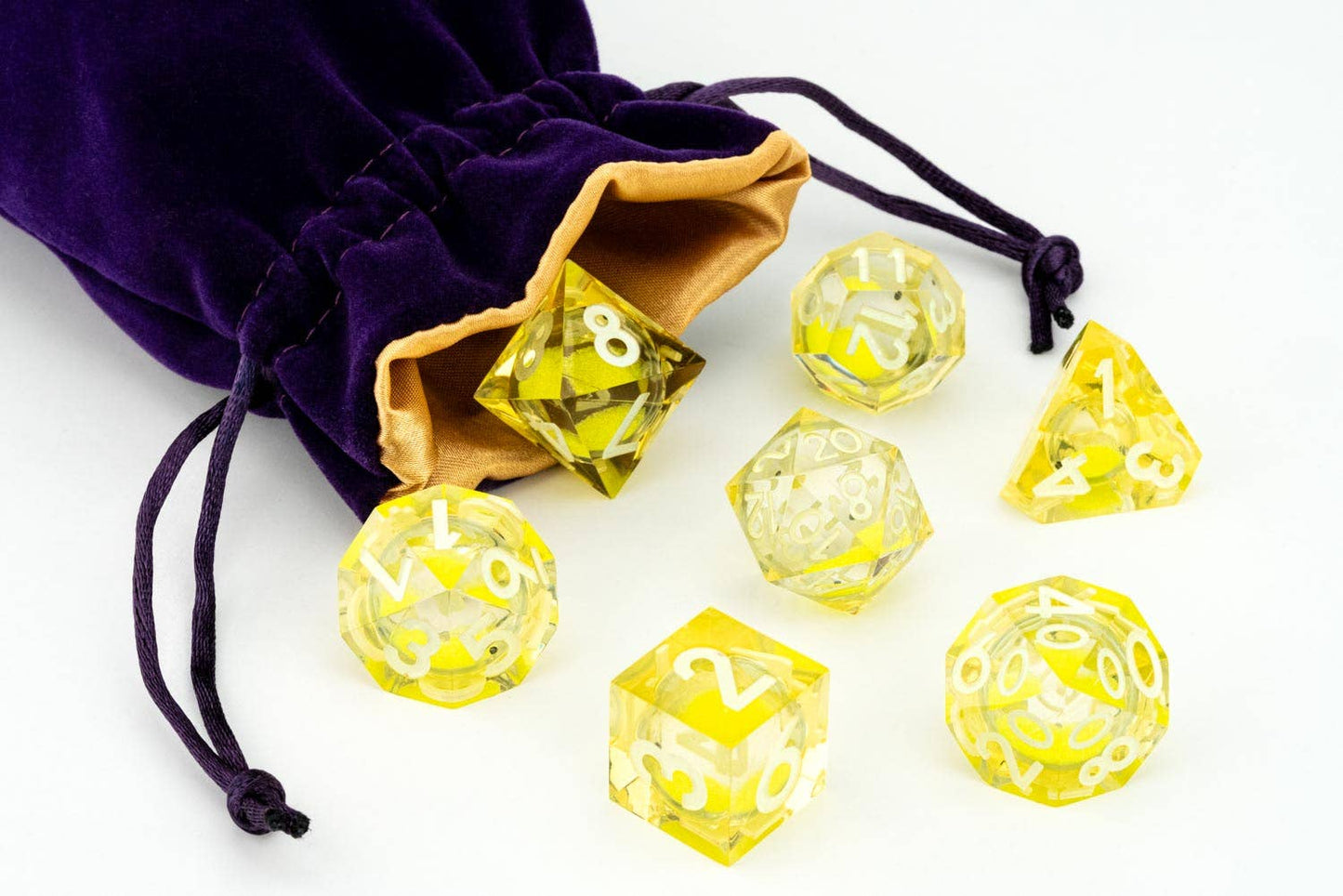 Shadow Light Blacklight UV Reactive Liquid Core Dice