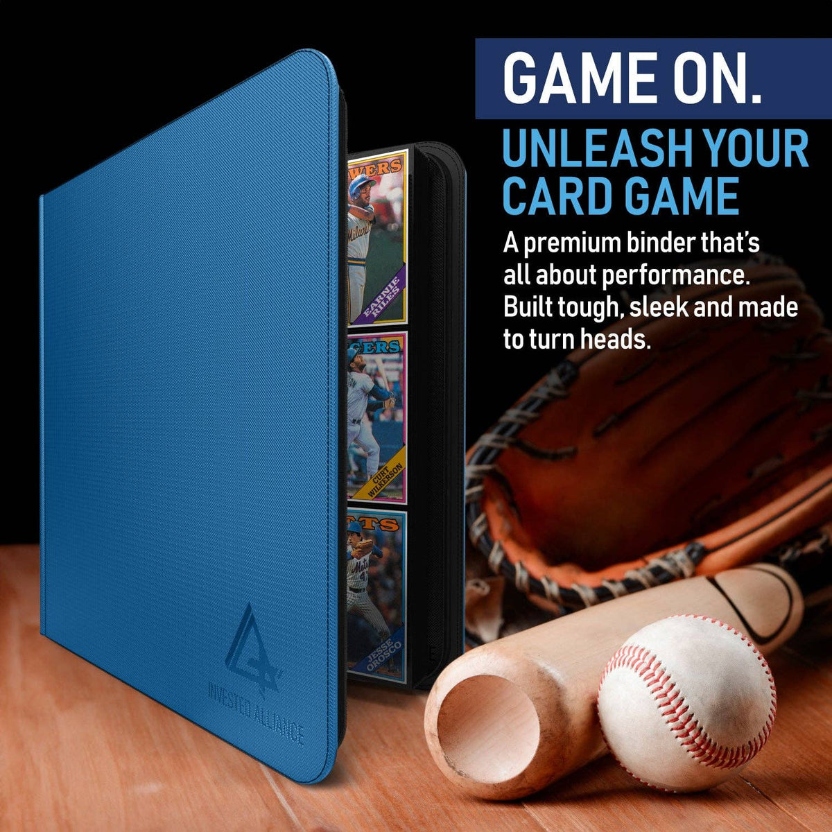 Premium TCG Card Binder - Blue