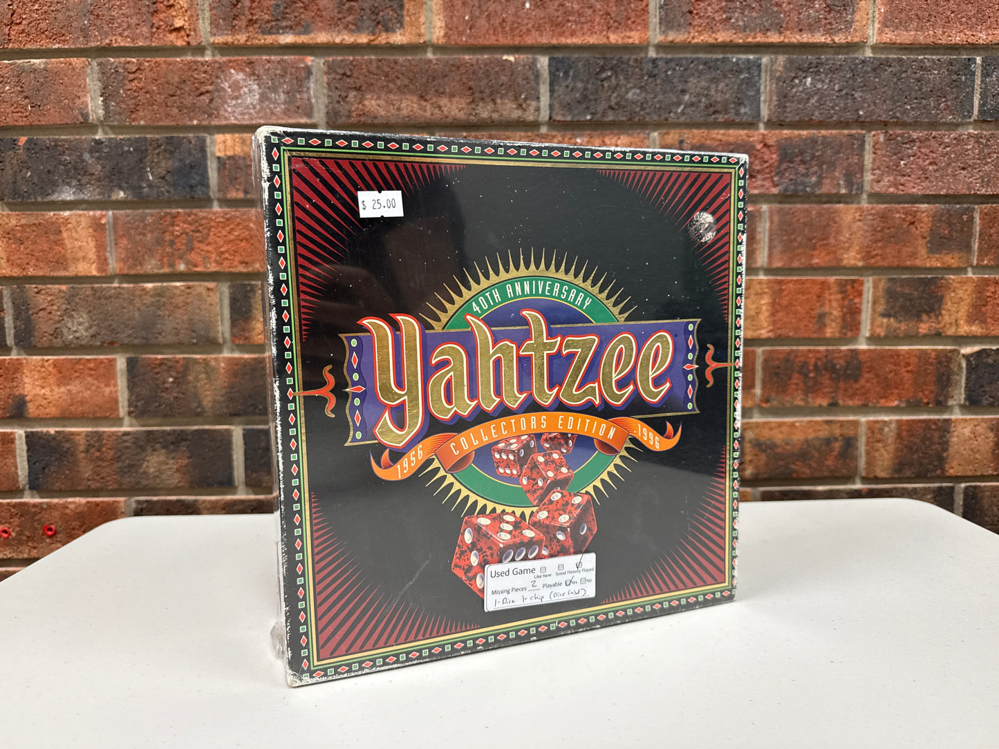 Yahtzee 40th anniversary (used heavily played)