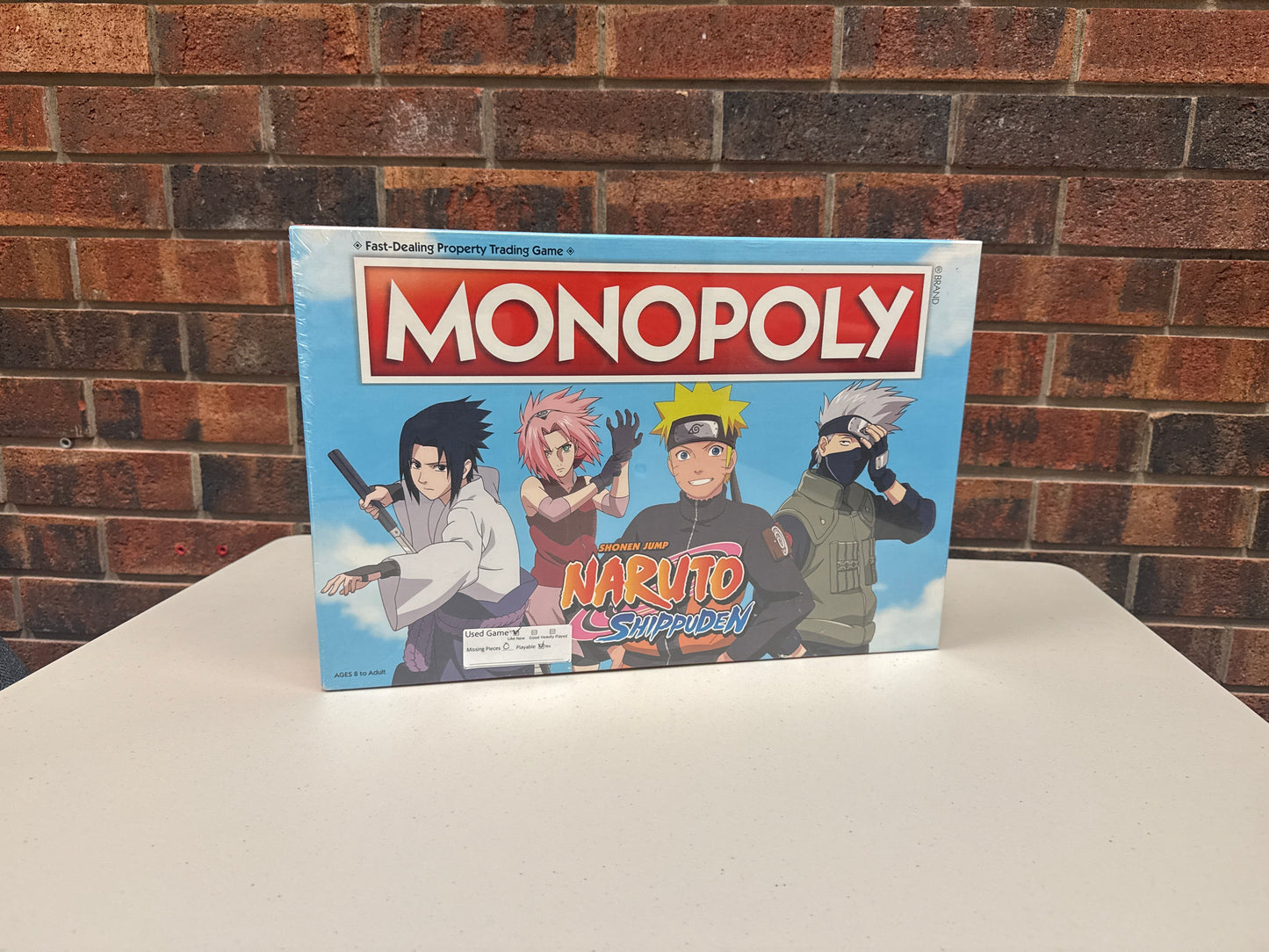 Monopoly - Naruto Shippuden (used- like new)