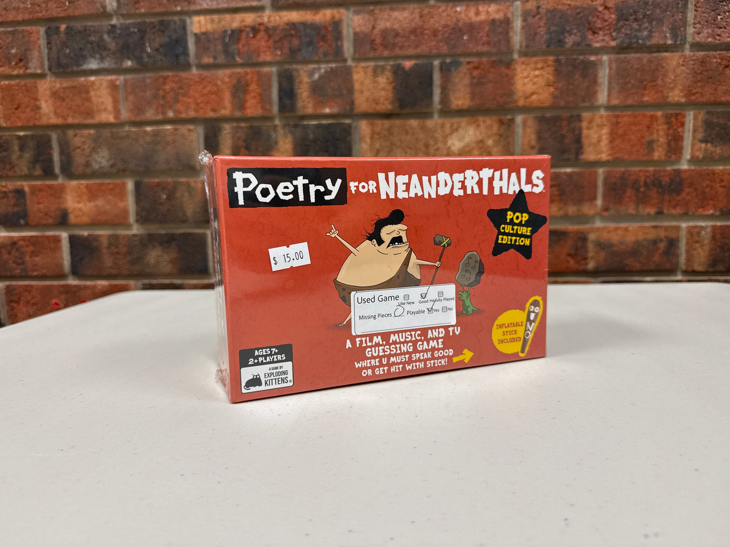 Poetry for Neanderthals Pop Culture Edition (used good)