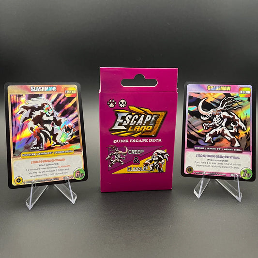 Escape Land CCG: Creep & Cuddle Quick Escape Deck Starter Deck