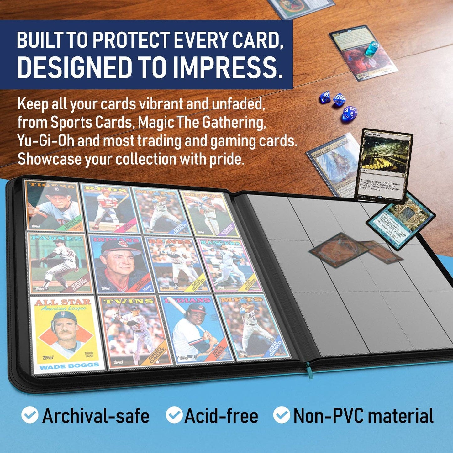 Premium TCG Card Binder - Teal