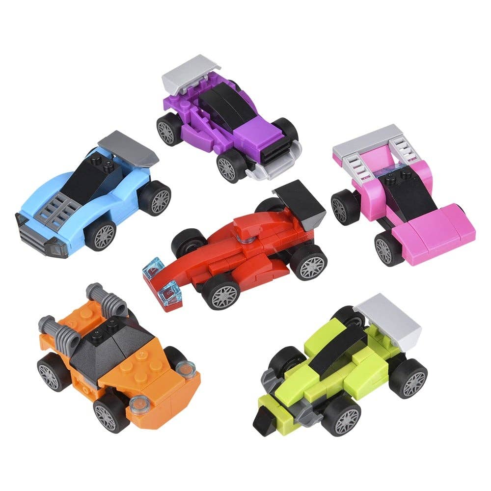 2.75" BUILDING BLOCK PULL BACK RACE CAR