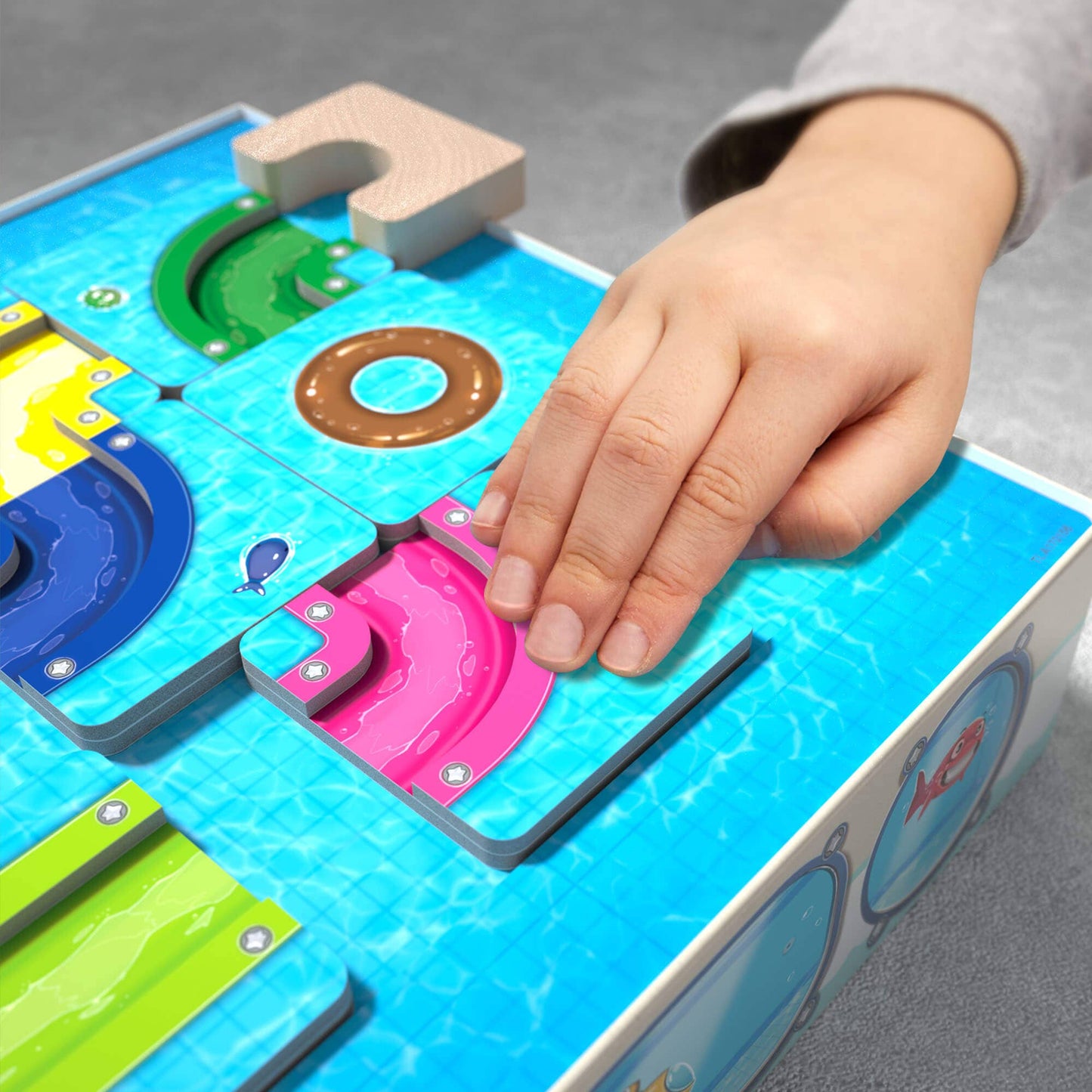 Logic! GAMES: Splash Labyrinth - Problem-Solving Puzzle Game