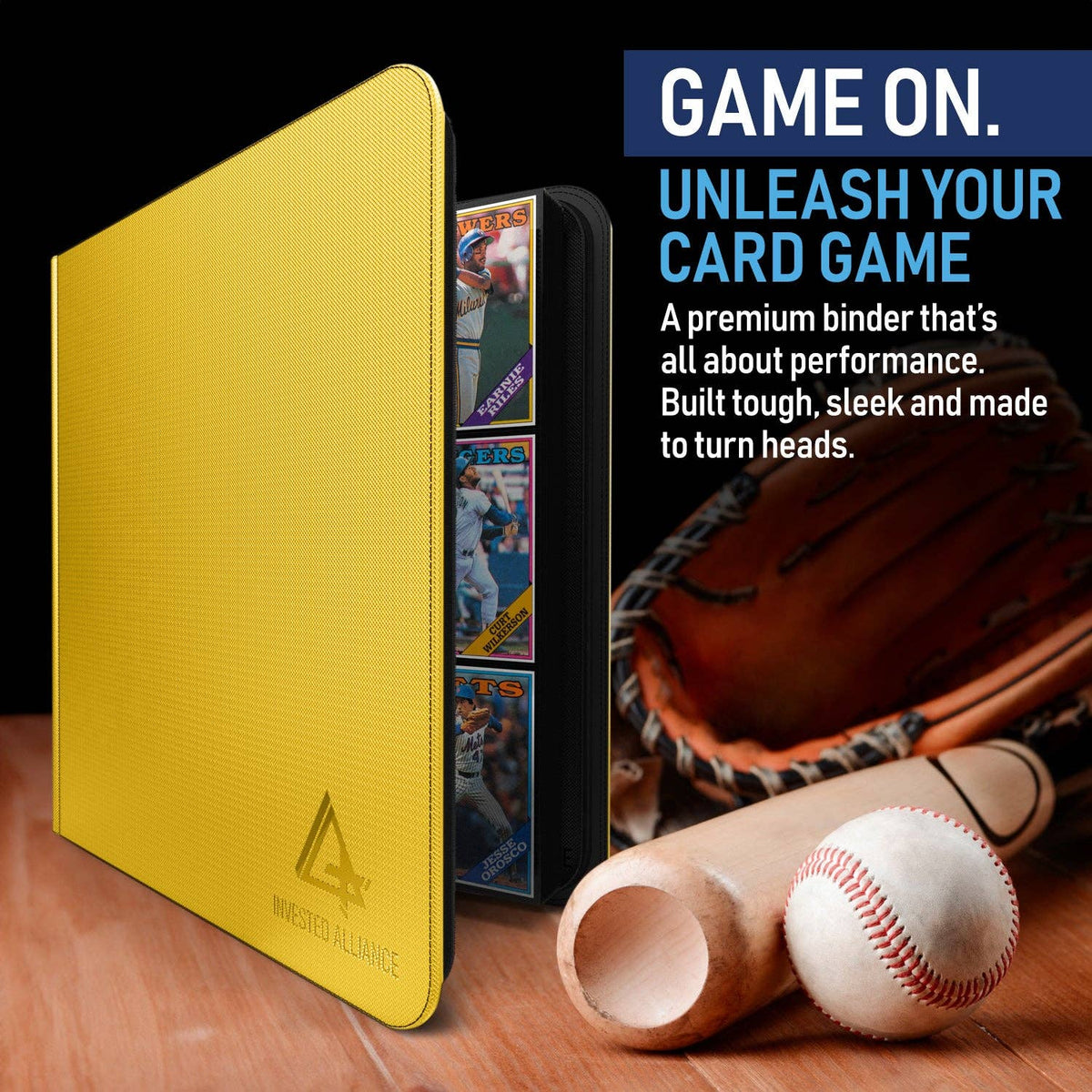 Premium TCG Card Binder - Yellow