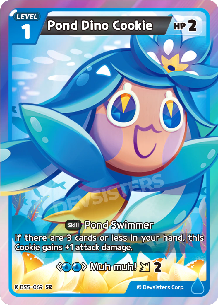 Pond Dino Cookie - SR