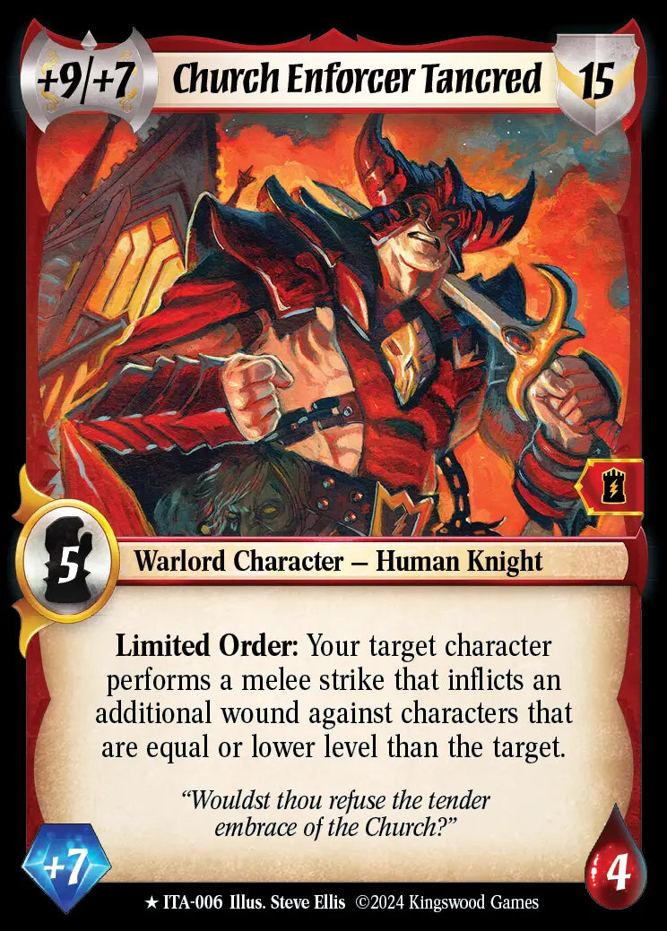 Church Enforcer Tancred