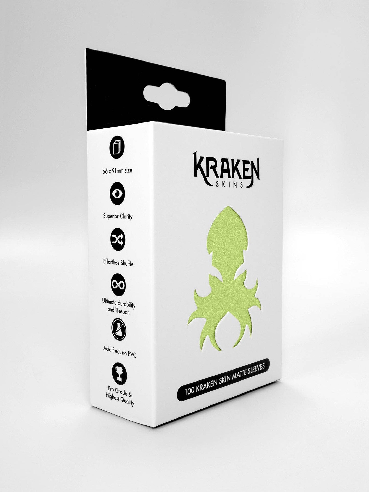 Kraken Skins Pistachio Green Matte Sleeves