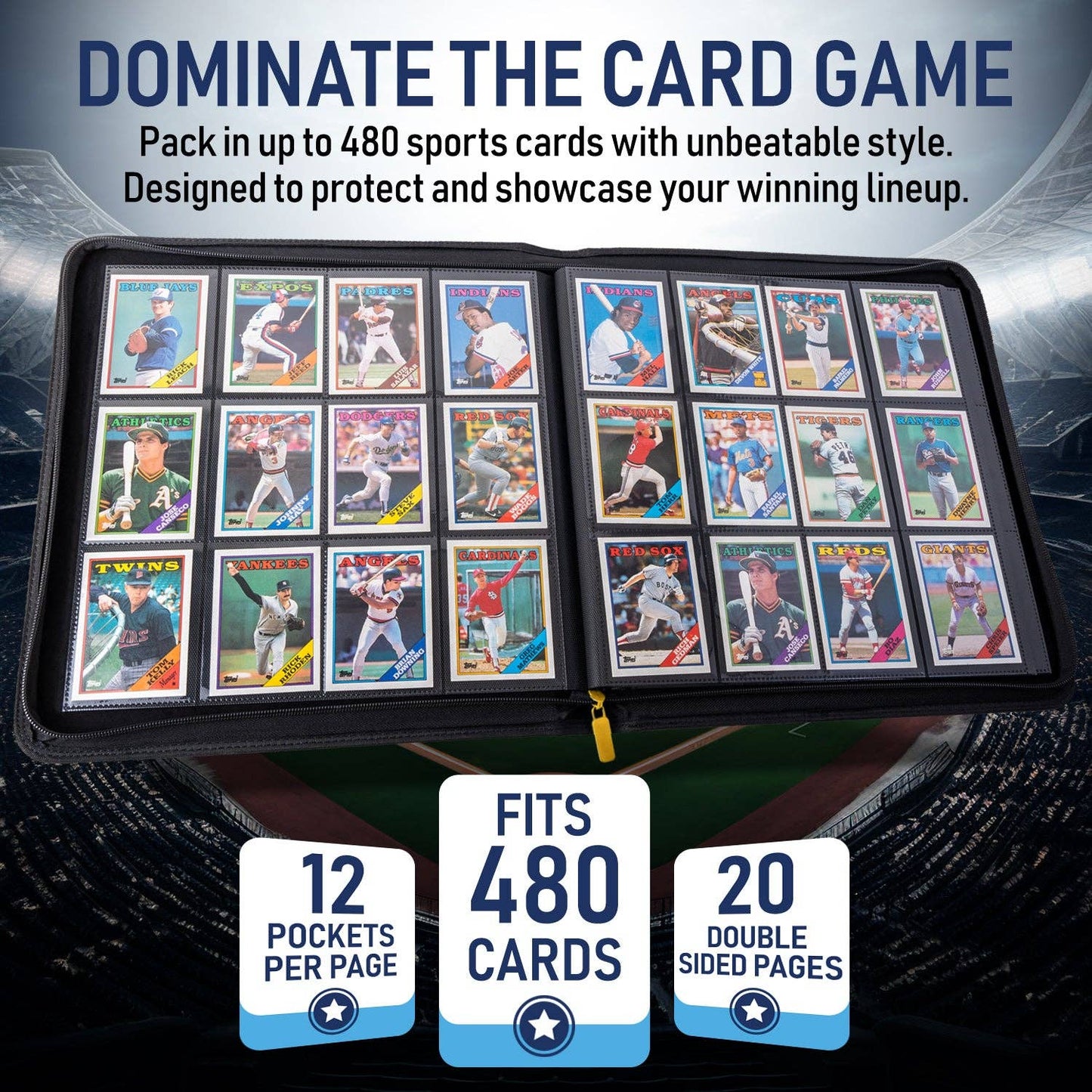 Premium TCG Card Binder - Yellow