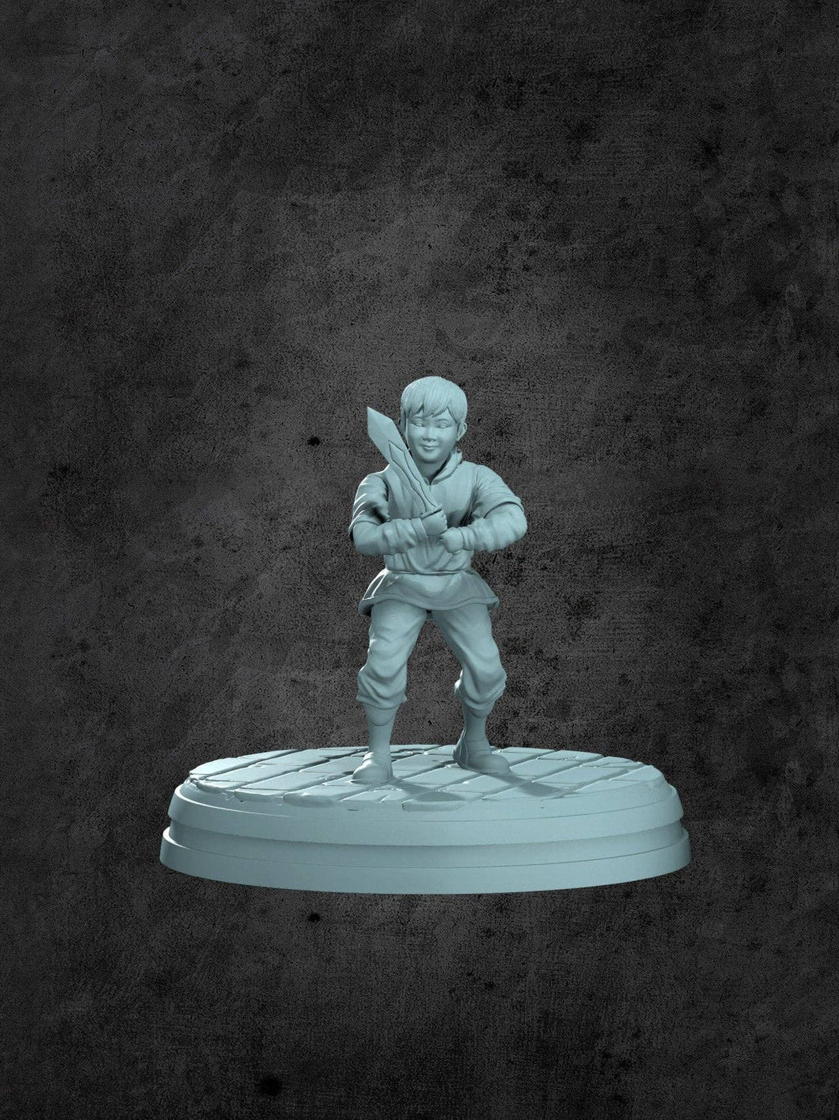 Logan (Villager Toddler) Miniature for Tabletop RPGs