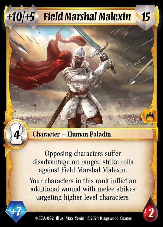 Field Marshal Malexin [Into the Accordlands]