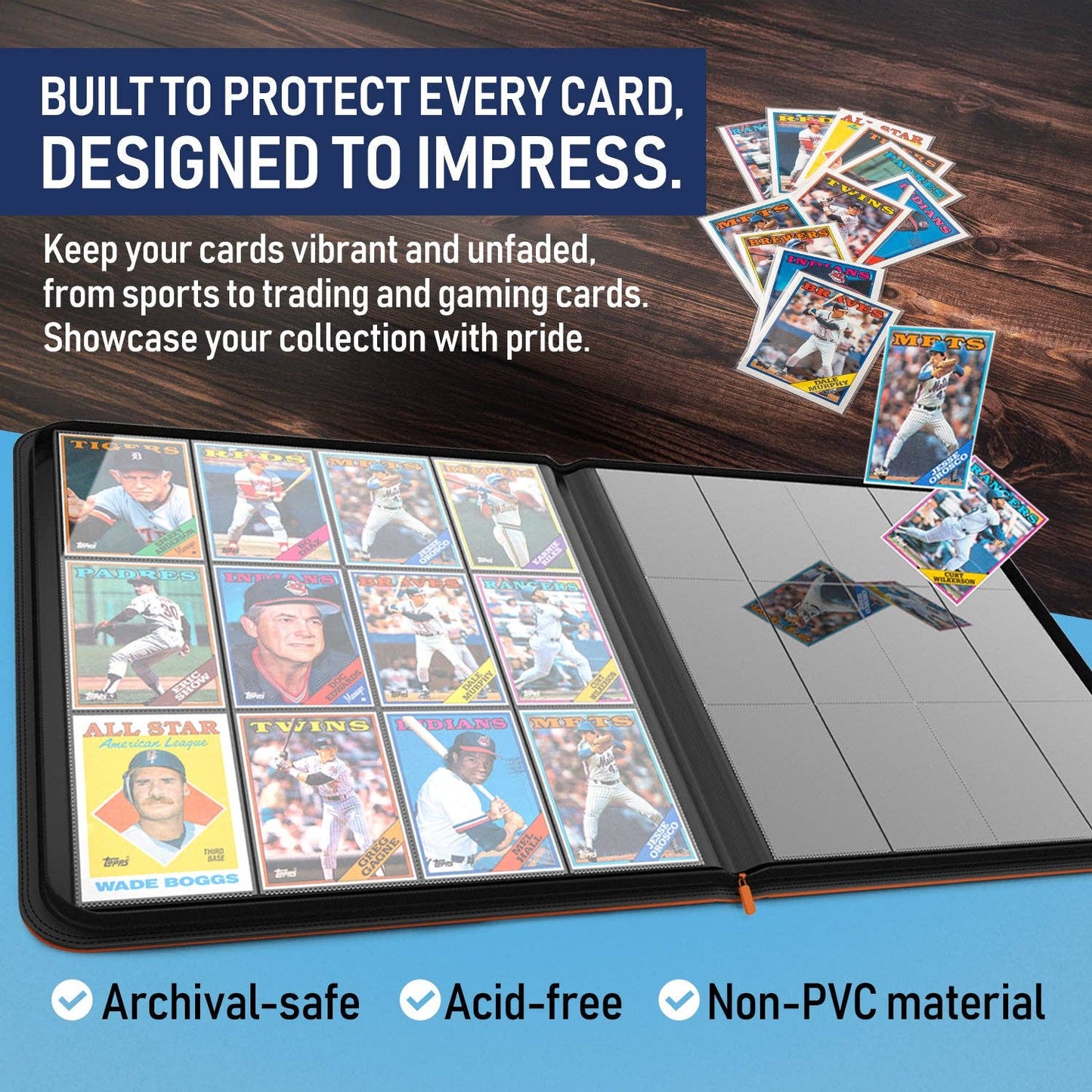 Orange - Premium TCG Card Binder