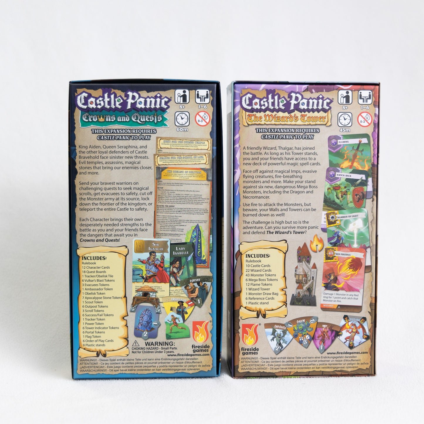 Castle Panic + 4 expansions - Used (like new)