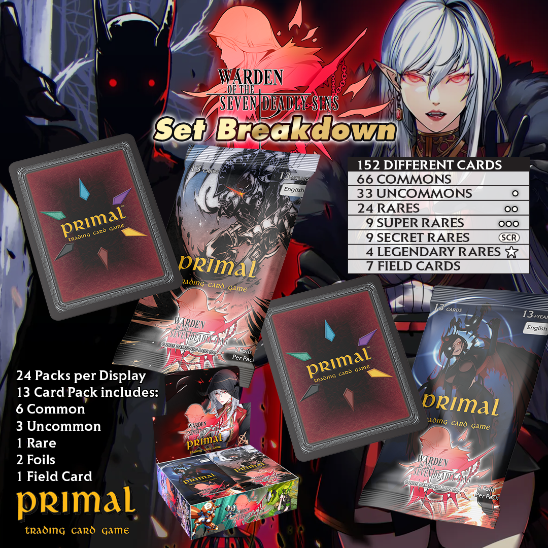 Primal TCG: Warden of the Seven Deadly Sins (Set 3)