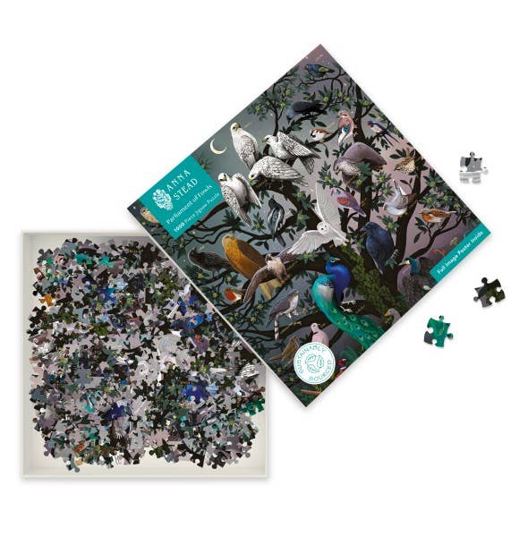 Anna Stead: Parliament Of Fowls 1000 Pc Sustainable Puzzle