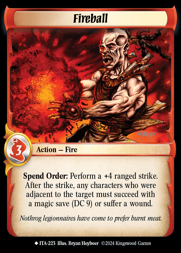 Fireball [Into the Accordlands] - Foil