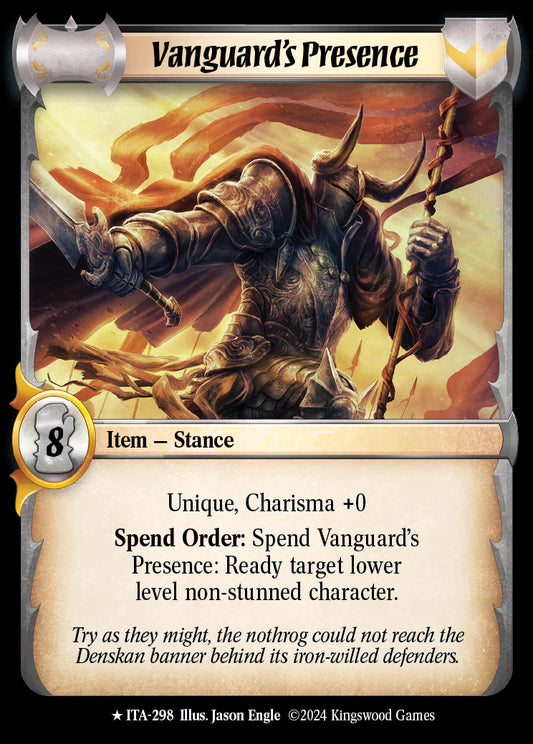 Vanguard's Presence - Foil