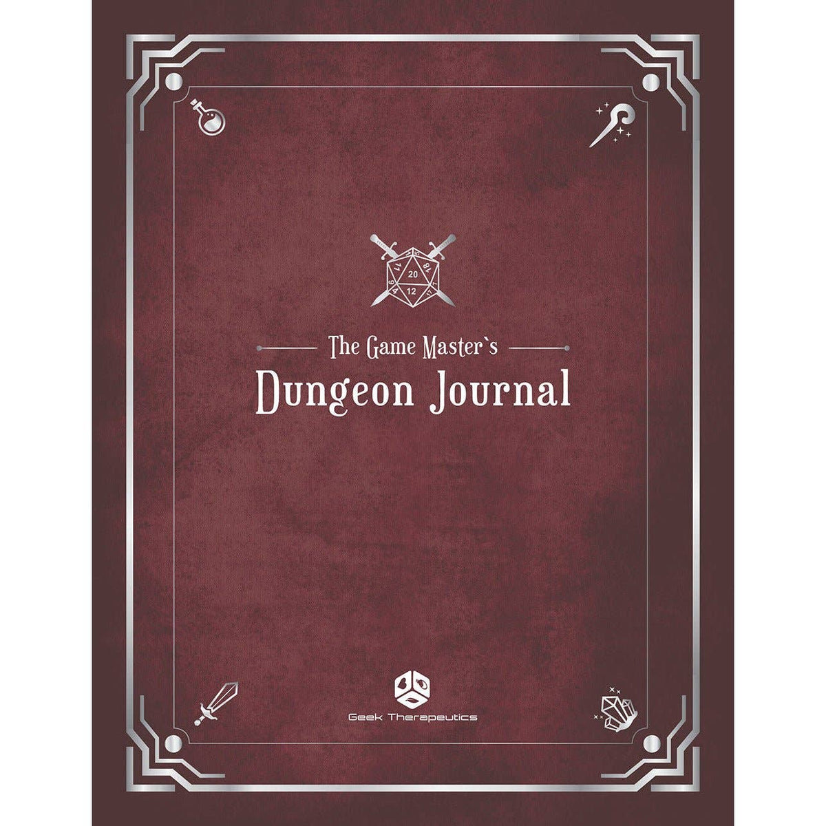The Game Master's Dungeon Journal (Garnet Red)