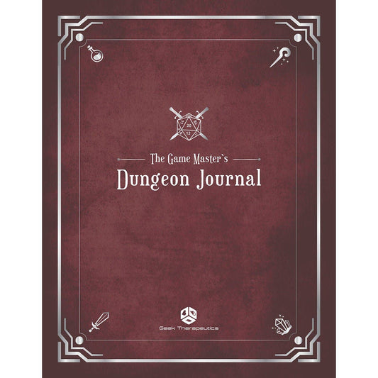 The Game Master's Dungeon Journal (Garnet Red)