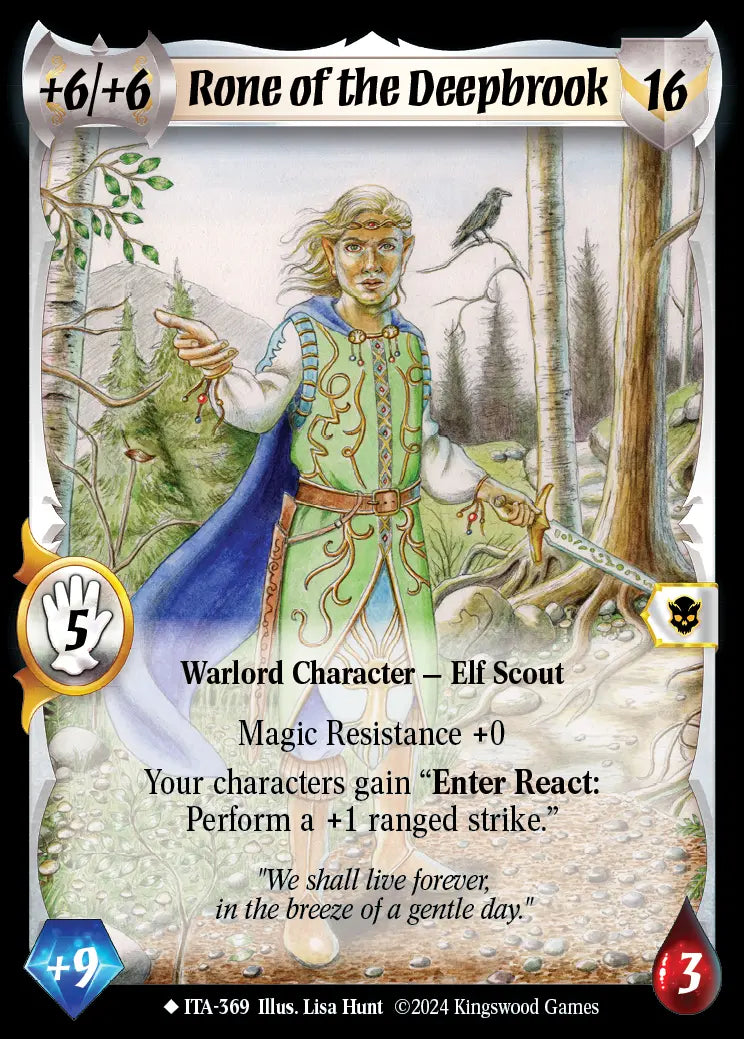 Rone of the Deepbrook (extended art) - Foil
