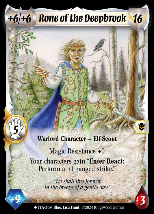 Rone of the Deepbrook (extended art) - Foil