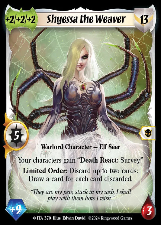 Shyessa the Weaver (extended art) - Foil