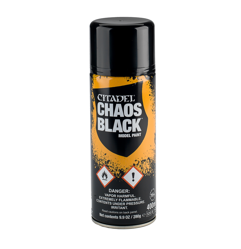 Chaos Black Spray Paint