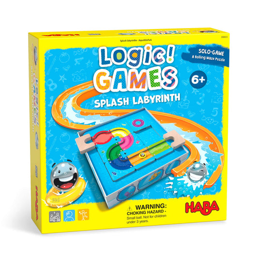 Logic! GAMES: Splash Labyrinth - Problem-Solving Puzzle Game