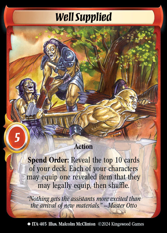 Well Supplied (Extended Art) [Into the Accordlands]