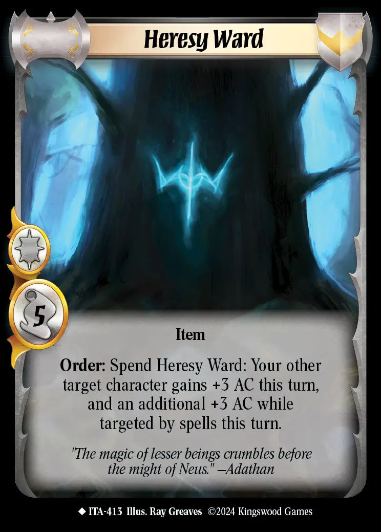 Heresy Ward (extended art)