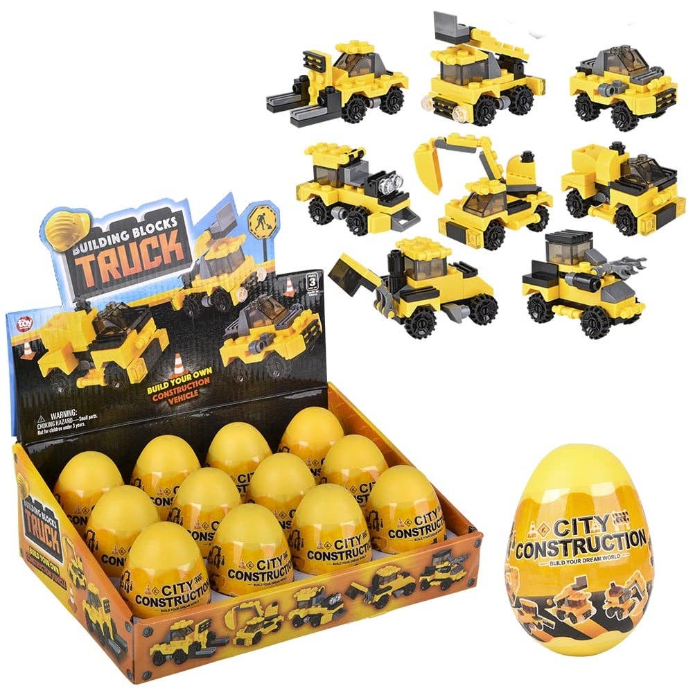 3" BUILDING BLOCK CONSTRUCTION TRUCK