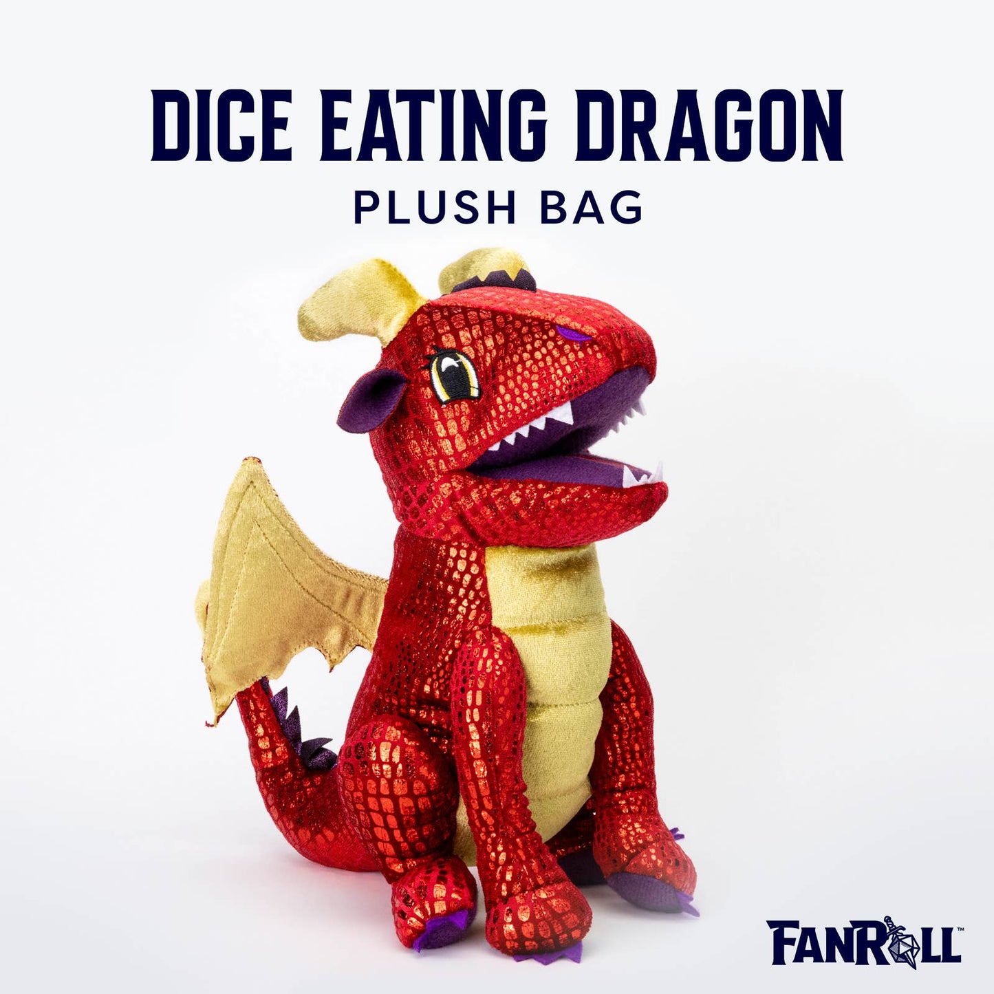 Dragon Plush Dice Bag: Red
