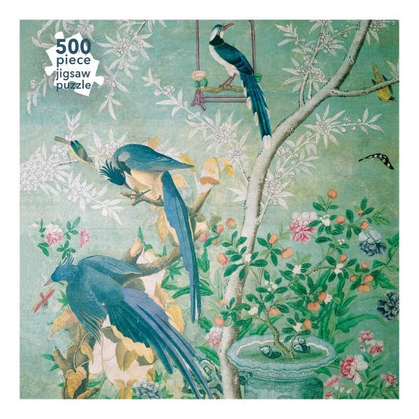 Audubon: A Pair Of Magpie Jays  500 Piece Puzzle