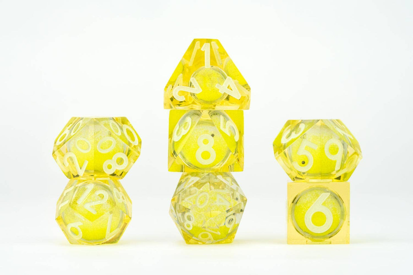 Shadow Light Blacklight UV Reactive Liquid Core Dice