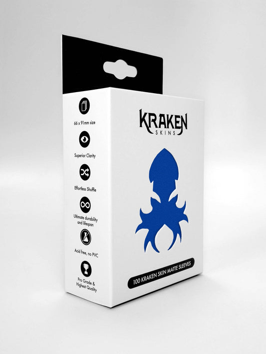 Kraken Skins Ultramarine Blue Matte Sleeves