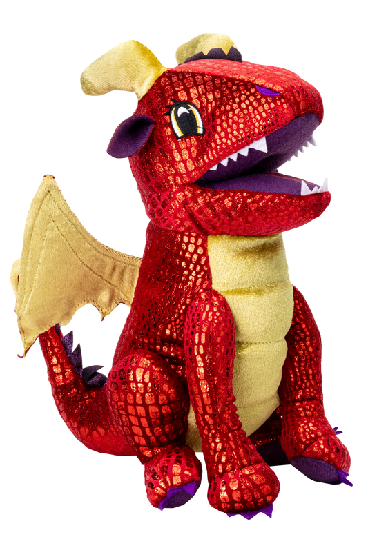 Dragon Plush Dice Bag: Red