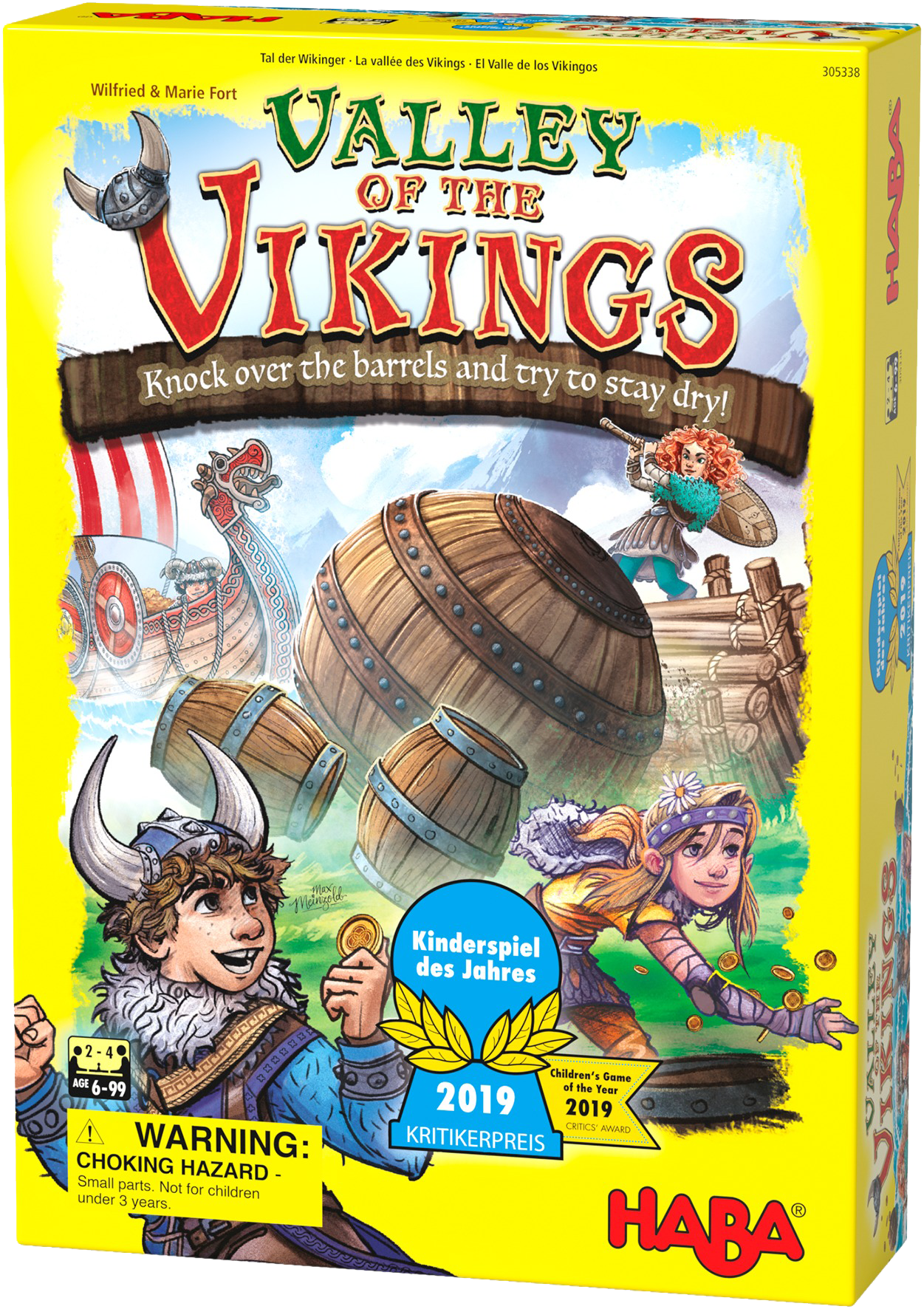 Valley of the Vikings - Award-Winning Board Game for Kids