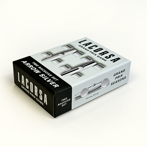 Lacorsa Racecar Set: Arrow Silver