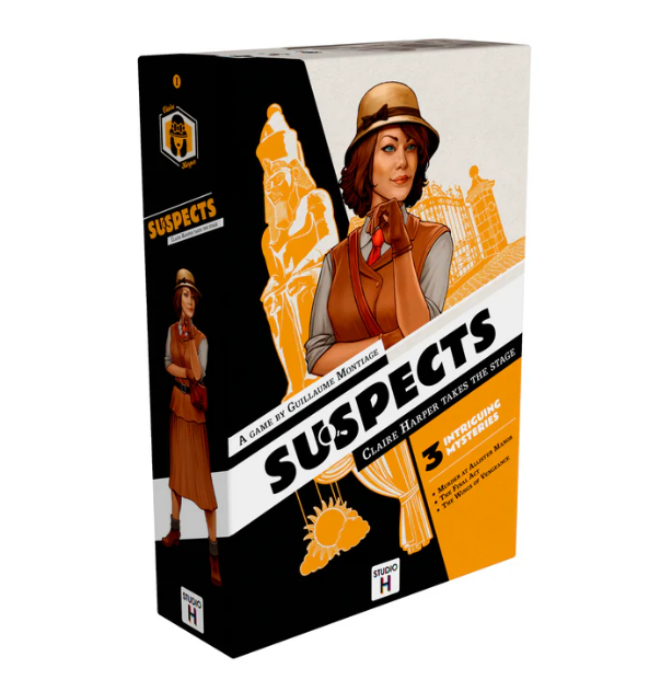 Suspects: Claire Harper Takes the Stage box