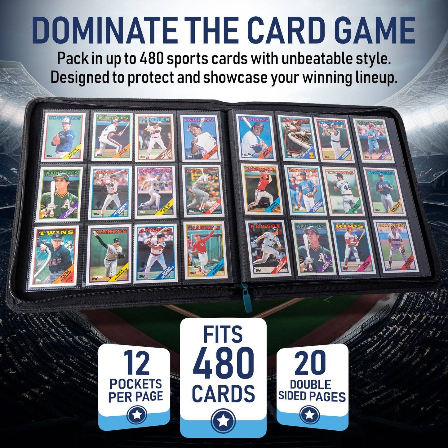 Premium TCG Card Binder - Teal