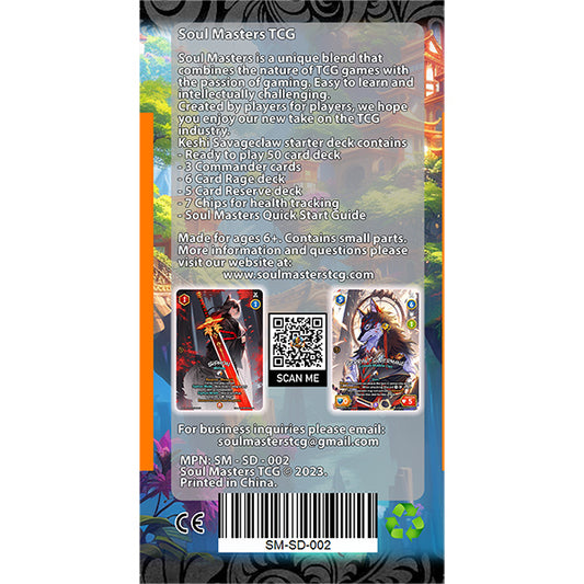 Soul Masters TCG: Starter Deck- Keshi, 1st Edition